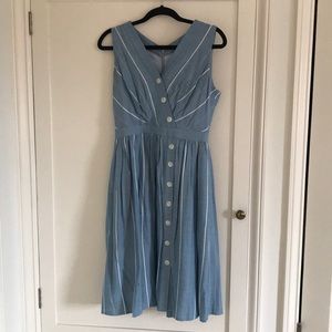Gal Meets Glam Jill Blue Dress Size 2